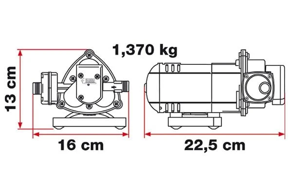 Fiamma Aqua 8 Pompe à Eau 7 Litres 6 Fiamma Aqua 8 Pompe à Eau 7 Litres – Image 4