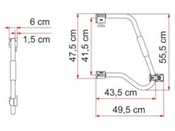 Fiamma Security 46 Pro Poignée De Sécurité -Magasin Extérieur 172817 172817 images other fiammasecurity46pro2 2 ecommerce