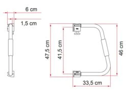 Fiamma Security 46 Poignée D’entrée