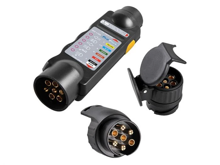 ProPlus Testeur 7 Broches Avec 2 Adaptateurs 3 ProPlus Testeur 7 Broches Avec 2 Adaptateurs