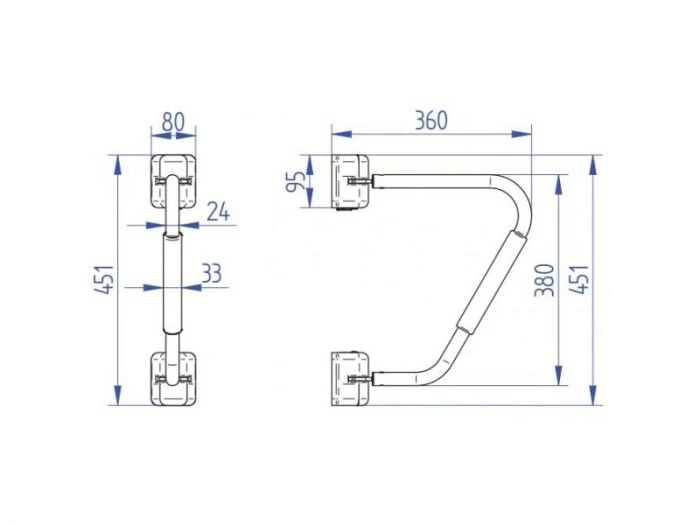 Thule Security Handrail Poignée De Portière 5 Thule Security Handrail Poignée De Portière – Image 3