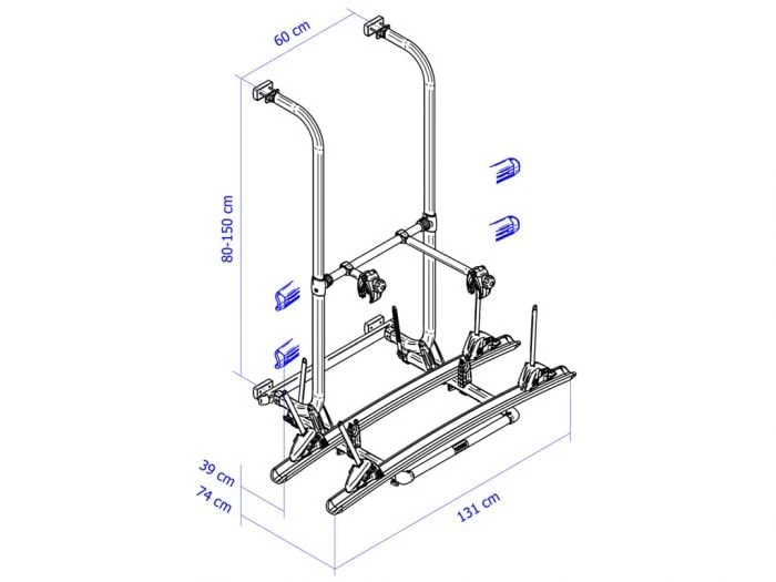 Thule Elite G2 Porte-vélos 3 Thule Elite G2 Porte-vélos