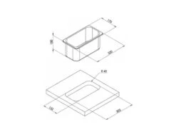 CAN LA1404 évier -Magasin Extérieur 430417 430417 images other canla14041 2 ecommerce