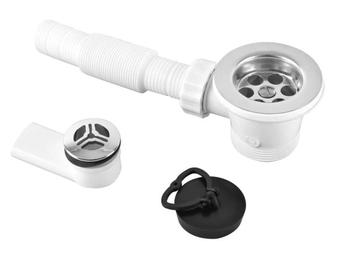 CAN Bonde D'évier Avec Trop Plein 3 CAN Bonde D'évier Avec Trop Plein