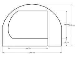 Obelink Paradise VK Auvent Fourgon