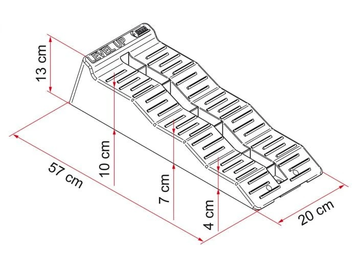 Fiamma Kit Level Up Cales Roues 3 Fiamma Kit Level Up Cales Roues