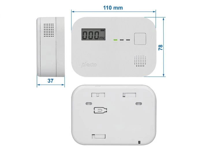 Alecto COA-28 Détecteur De Monoxyde De Carbone 5 Alecto COA-28 Détecteur De Monoxyde De Carbone – Image 3