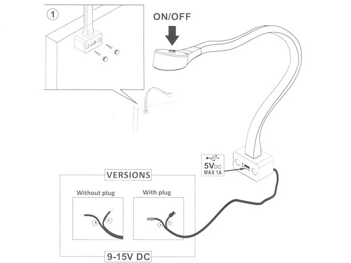 Cordoba Lampe De Lecture Flexible LED 7 Cordoba Lampe De Lecture Flexible LED – Image 5