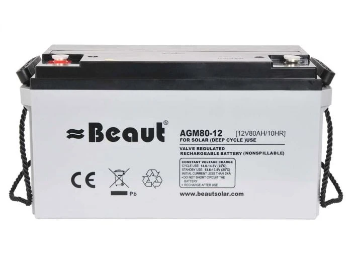 Beaut 80 Ah AGM Batterie 3 Beaut 80 Ah AGM Batterie