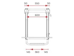 BR-Systems Porte-vélos élévateur électrique -Magasin Extérieur br systems elektrische lift fietsendrager 9 tekening ecommerce 023d 1