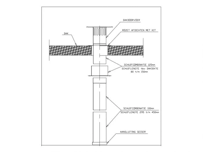 Ttulpe B11 Kit D'évacuation Pour Sortie De Toit 5 Ttulpe B11 Kit D'évacuation Pour Sortie De Toit – Image 3