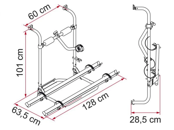 Fiamma Carry-Bike Hobby Black Porte-vélos 4 Fiamma Carry-Bike Hobby Black Porte-vélos – Image 2