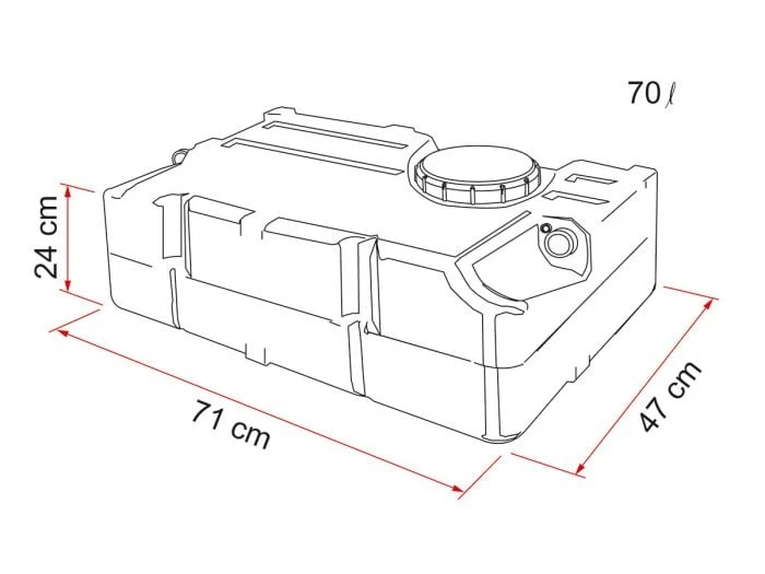 Fiamma Réservoir D'eau Douce 4 Fiamma Réservoir D'eau Douce – Image 2