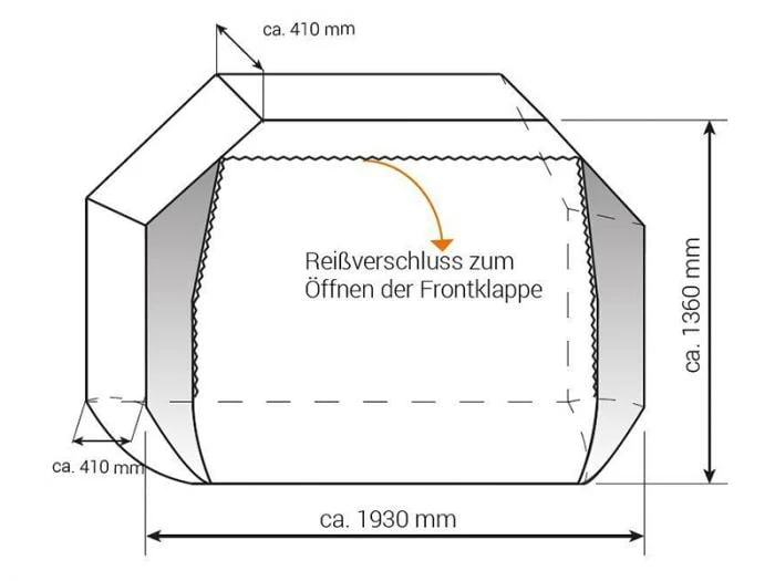 Hindermann Concept ZWOO Housse De Protection Pour 3 Vélos 7 Hindermann Concept ZWOO Housse De Protection Pour 3 Vélos – Image 5