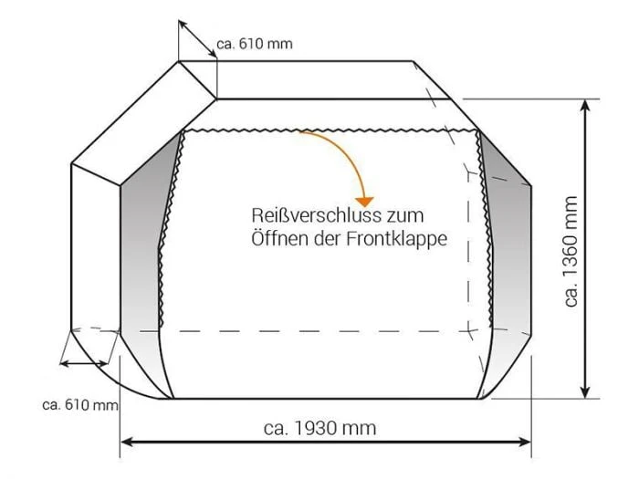 Hindermann Concept ZWOO Housse De Protection Pour 4 Vélos 6 Hindermann Concept ZWOO Housse De Protection Pour 4 Vélos – Image 4