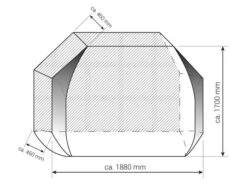 Hindermann Basic ZWOO Housse De Protection Pour 3 Vélos -Magasin Extérieur hindermann fietshoes basic zwoo 3 fiets2 ecommerce 5b36