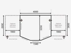 Dometic Ace Air Pro 400 S Auvent -Magasin Extérieur kampa dometic plattegrond ace 400 s 2021 ecommerce 40fd
