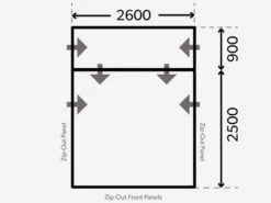 Dometic Rally Air Pro 260 Drive-Away Auvent Camping-car -Magasin Extérieur kampa dometic plattegrond rally 260 drive away 2021 ecommerce 56df