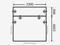 Dometic Rally Air All-Season 330 Drive-Away Auvent Camping-car -Magasin Extérieur kampa dometic plattegrond rally 330 drive away 2021 ecommerce c6a6 1