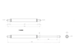 Obelink Vérin à Gaz Hobby 200N 5 Obelink Vérin à Gaz Hobby 200N -Magasin Extérieur obelink gasveer hobby 200n 1 ecommerce f9fc